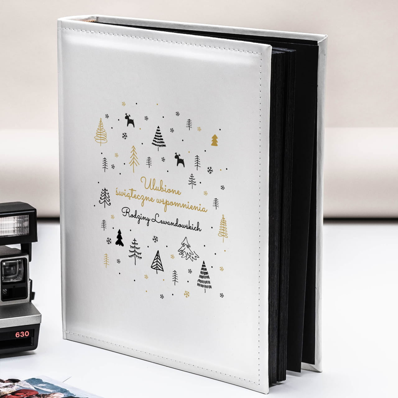Personalizowany album świąteczny - prezent dla rodziców na święta