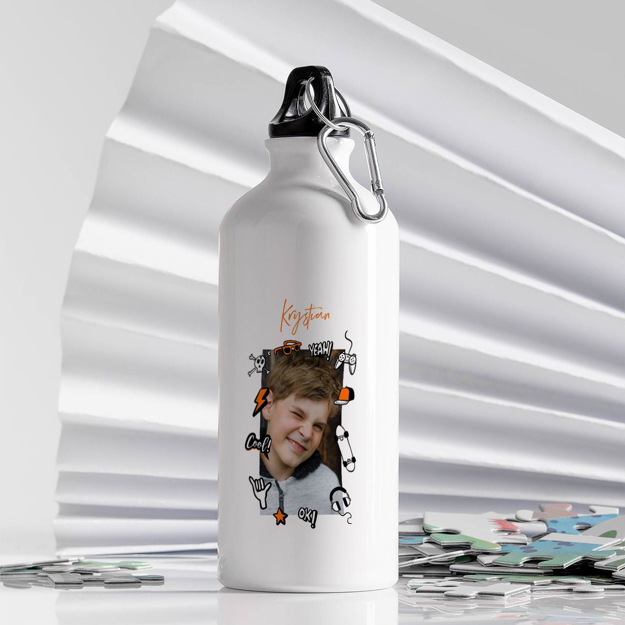 Personalizowany bidon szkolny dla dziecka - prezent dla pierwszoklasisty bidon do szkoły prezent dla 1 klasisty