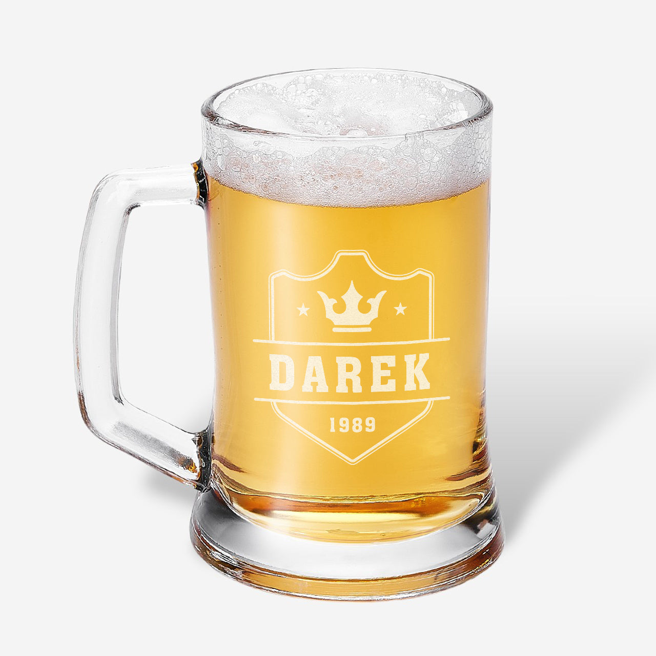 Kufel do piwa z grawerem - prezent urodzinowy dla niego prezent dla piwosza prezent na urodziny dla niego