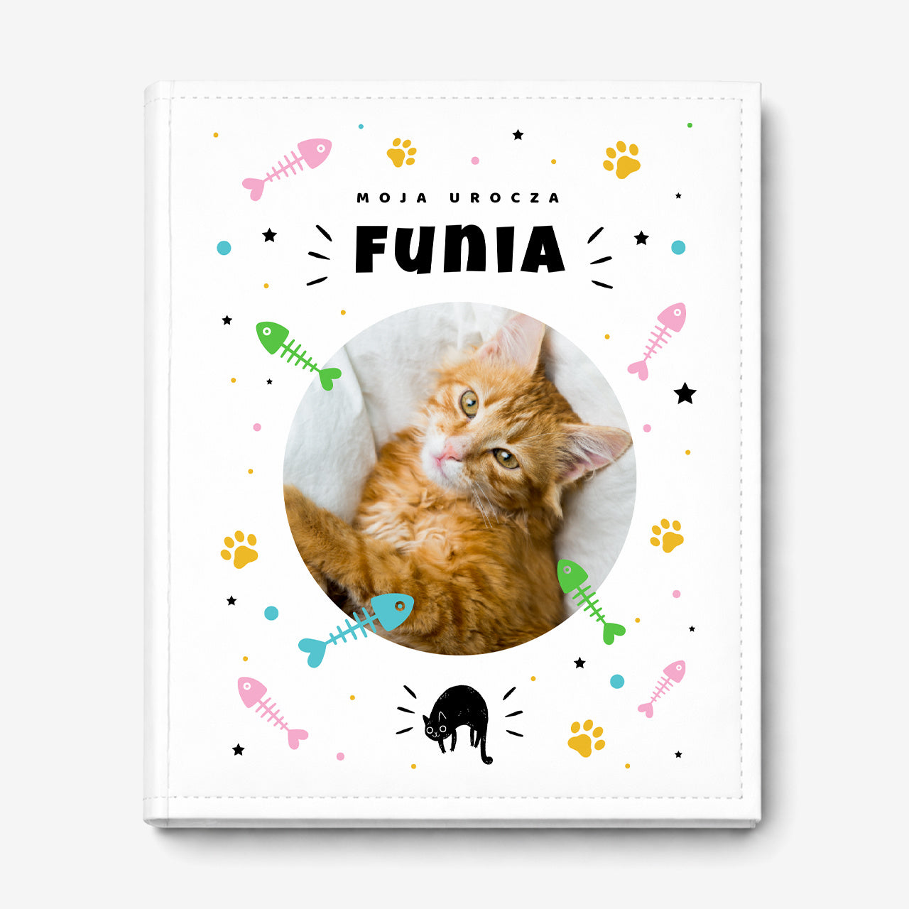 Album na prezent dla kociary prezent dla fanki kotów personalizowany album prezent dla miłośniczki kotów