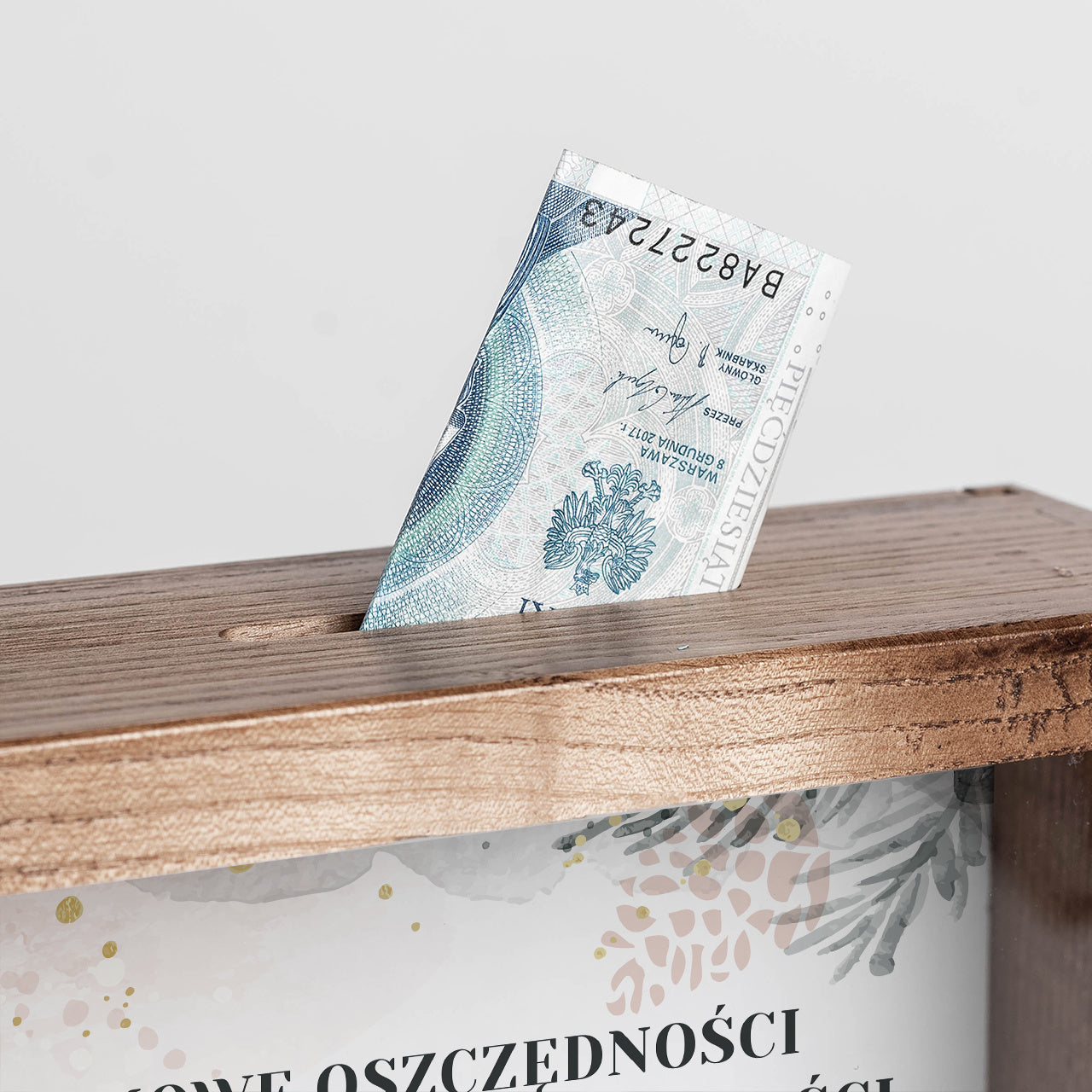 Skarbonka świąteczna - prezent dla koleżanki na święta
