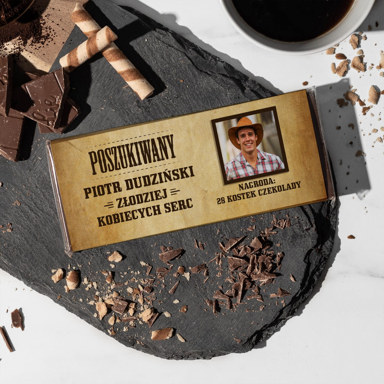 Śmieszna czekolada na Dzień Chłopaka prezent dla chłopaka czekolada personalizowana prezent na Dzień Chłopaka
