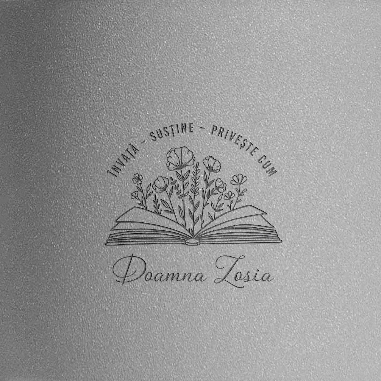 Grawerowana doniczka na Dzień Nauczyciela