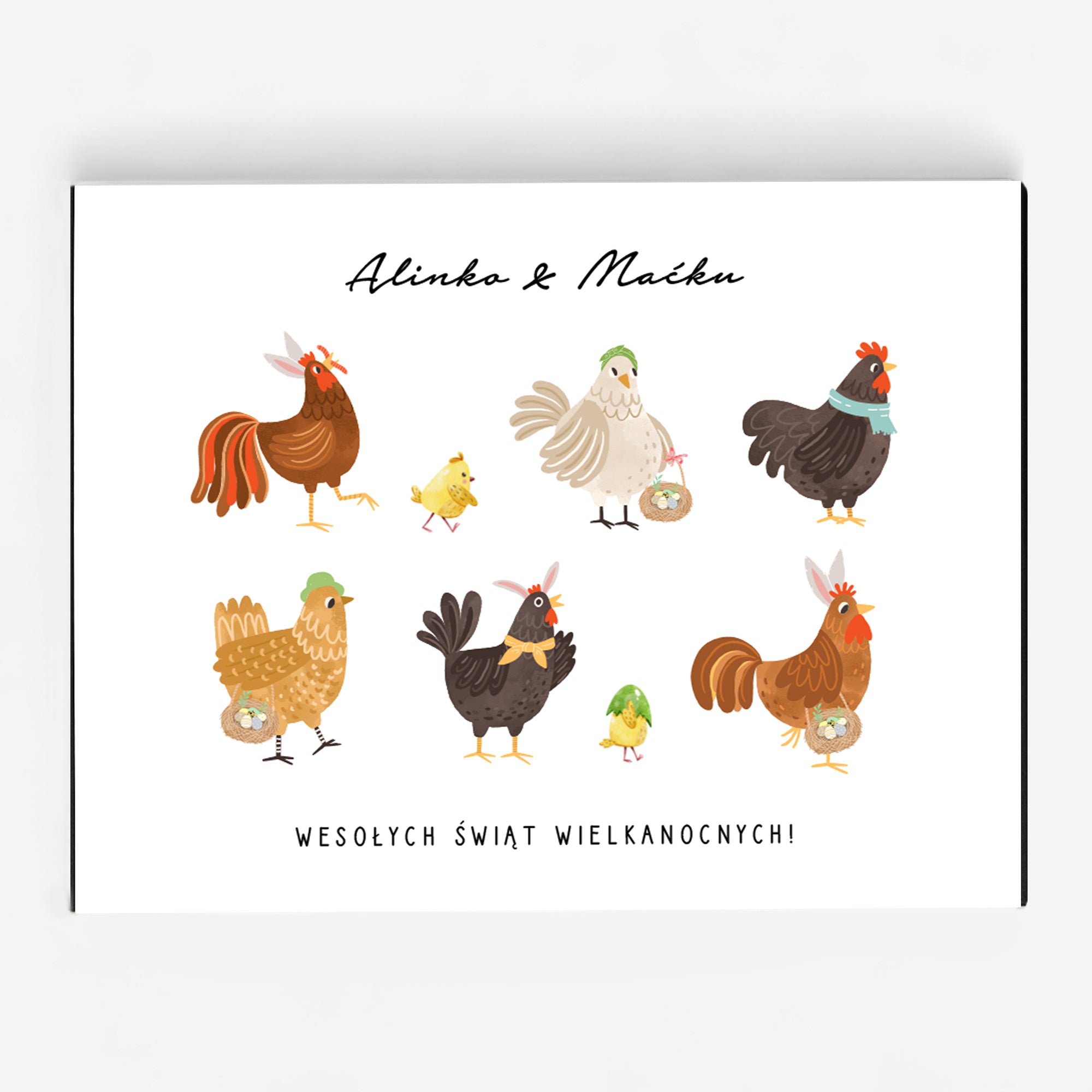 Wielkanocne czekoladki personalizowane czekolada personalizowana prezent na Wielkanoc dla dzieci upominek wielkanocny