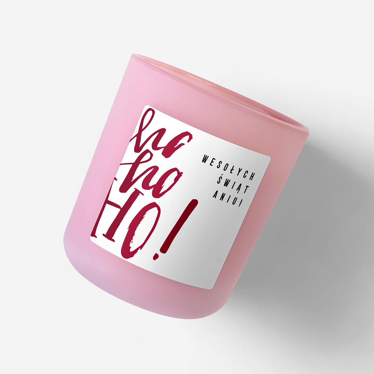 Świeczka na mikołajki dla dziewczyny Ho Ho Ho