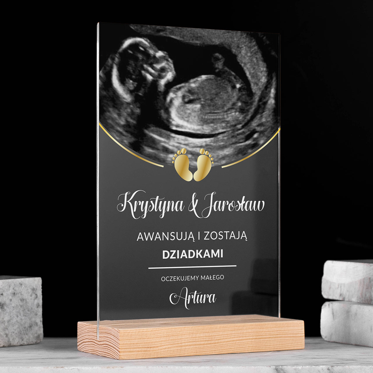 Statuetka personalizowana - powiadomienie o ciąży