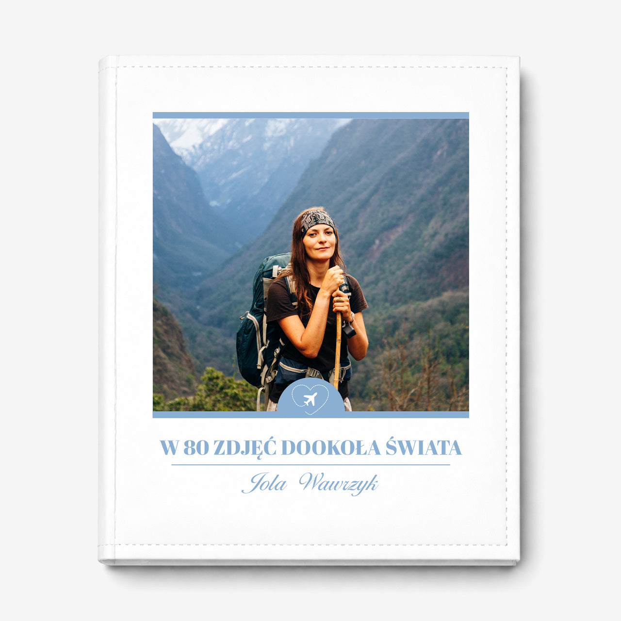 Personalizowany album dla podróżnika album na zdjęcia prezent dla podróżnika album personalizowany