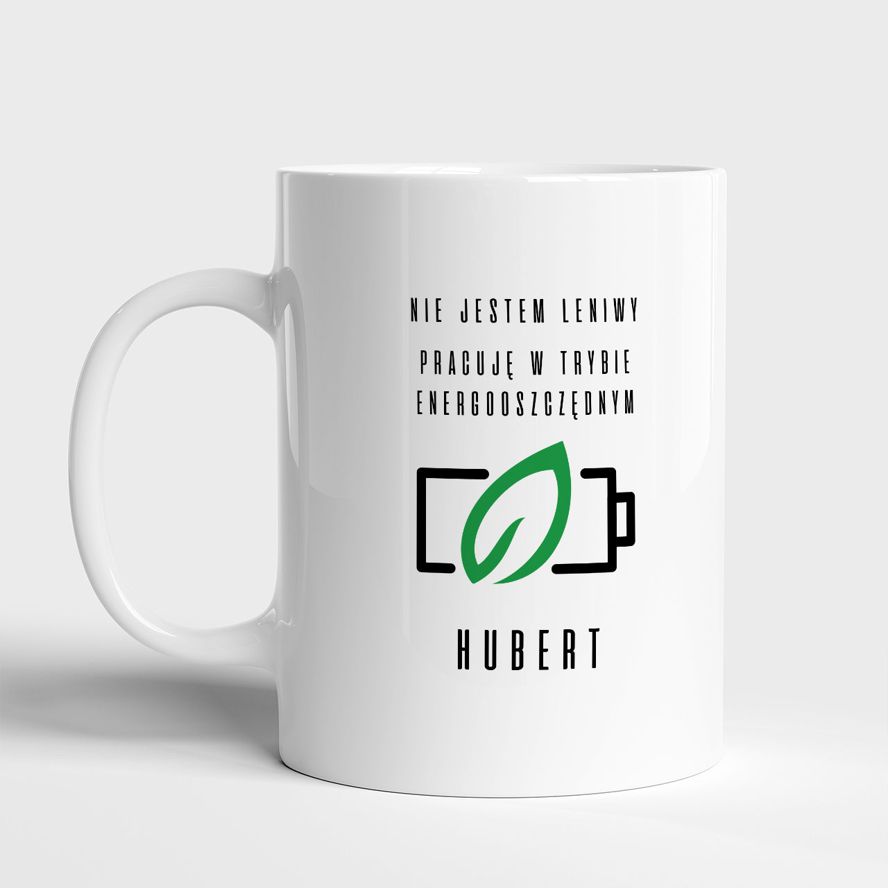 Śmieszny kubek dla kolegi z pracy - Tryb Energooszczędny