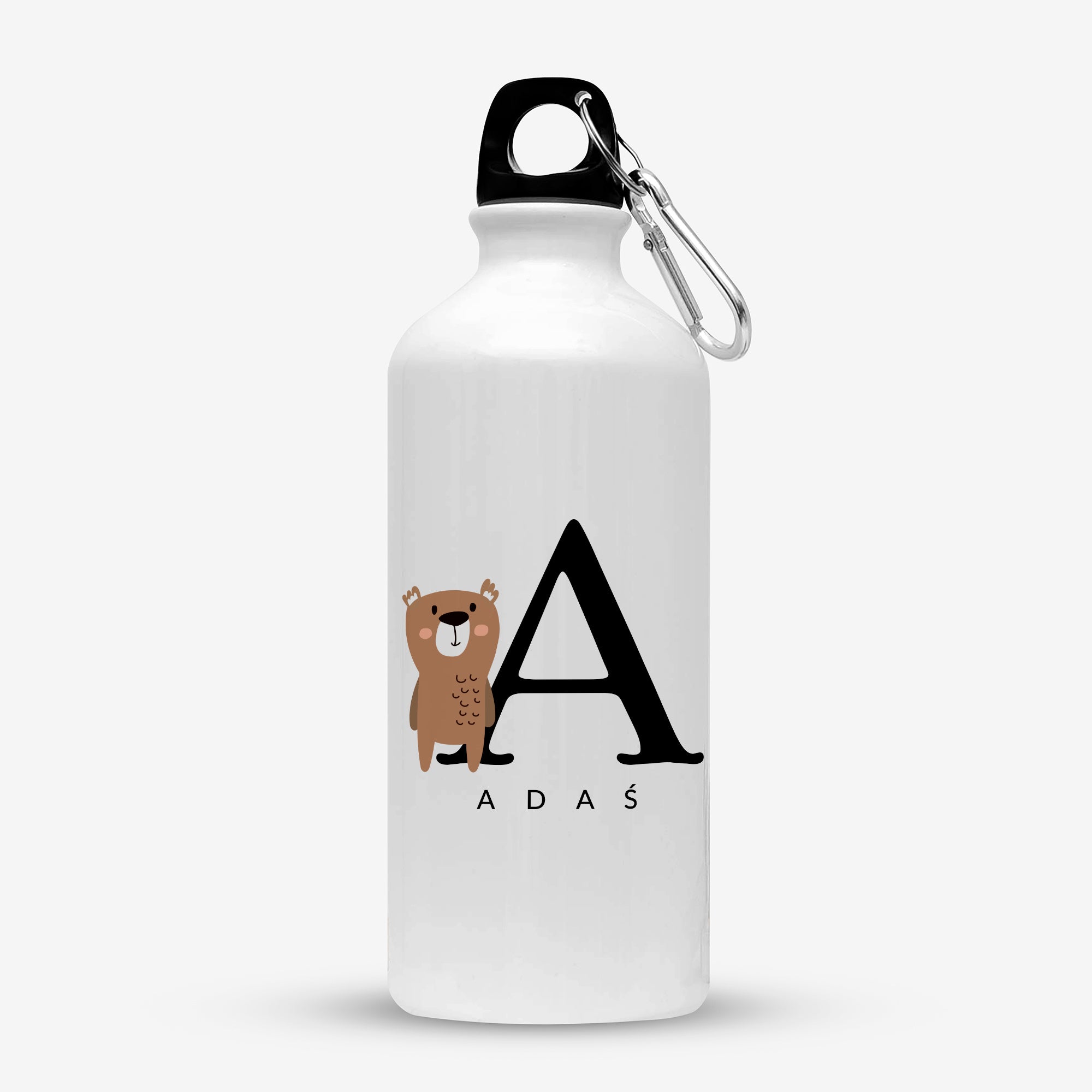 Bidon z imieniem dla dziecka - misiu 