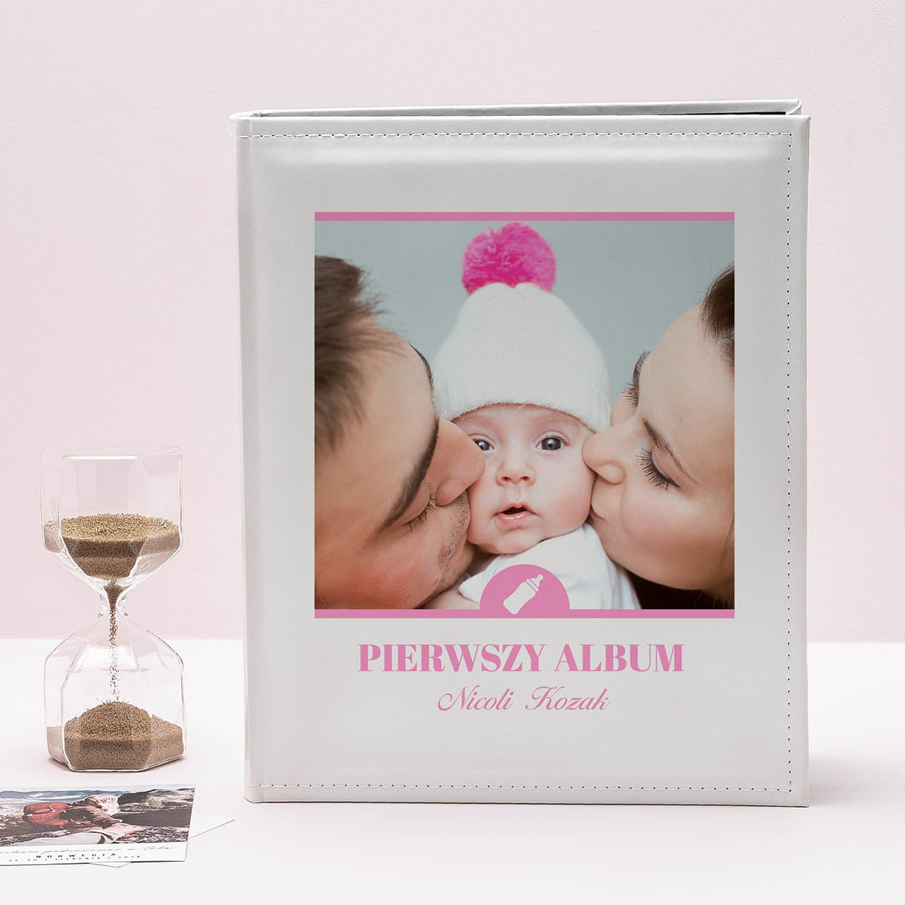 Album fotograficzny - prezent na narodziny dziewczynki album dla dziewczynki prezent dla młodych rodziców