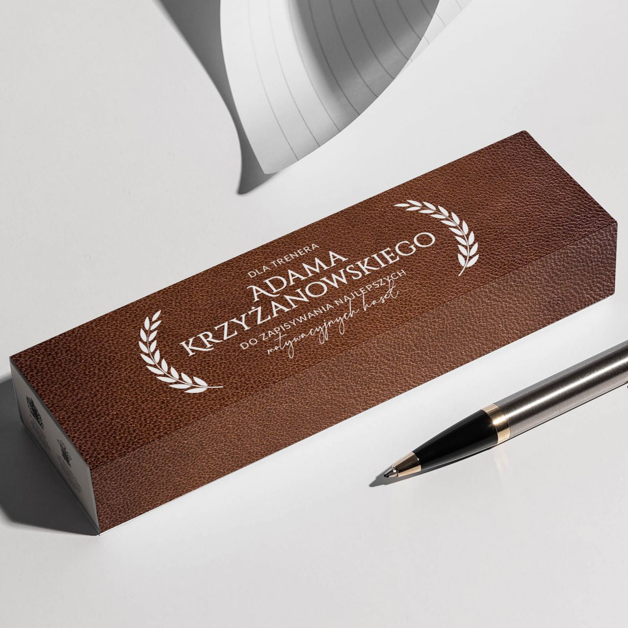 Personalizowany długopis dla trenera personalnego prezent dla trenera personalnego długopis personalizowany