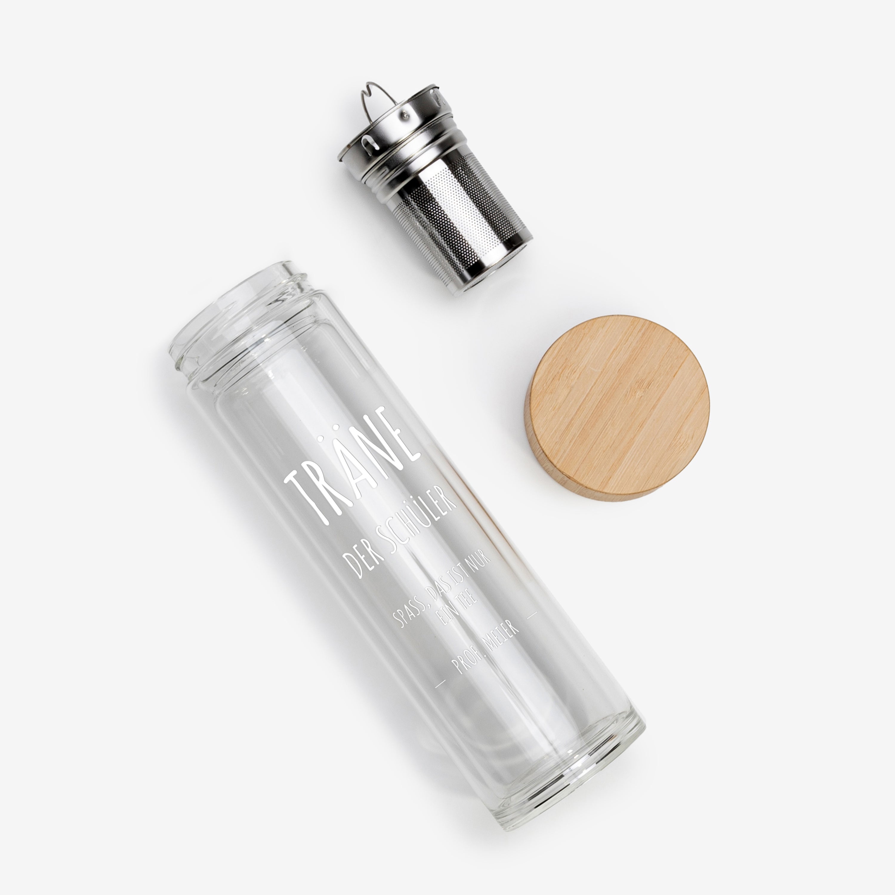 Trinkflasche für Lehrer mit lustigem Aufdruck - Träne der Schüler