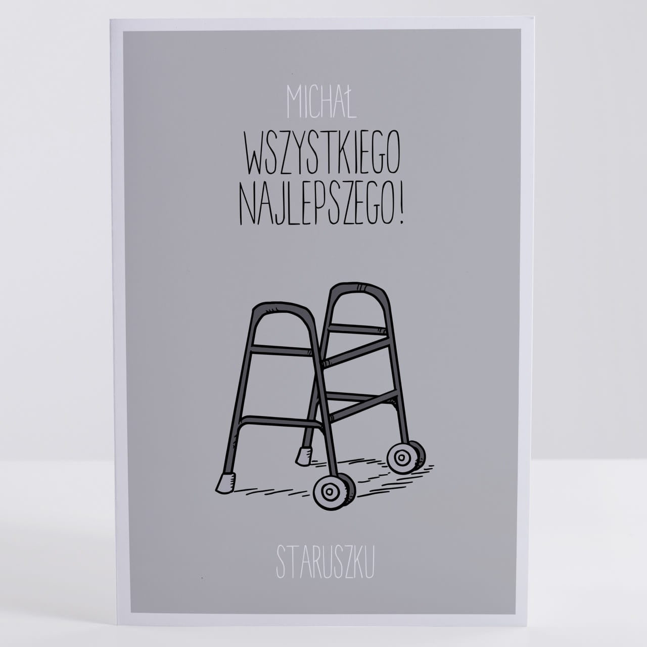 Śmieszna kartka na urodziny Balkonik kartka urodzinowa dla niego prezent dla mężczyzny kartka personalizowana