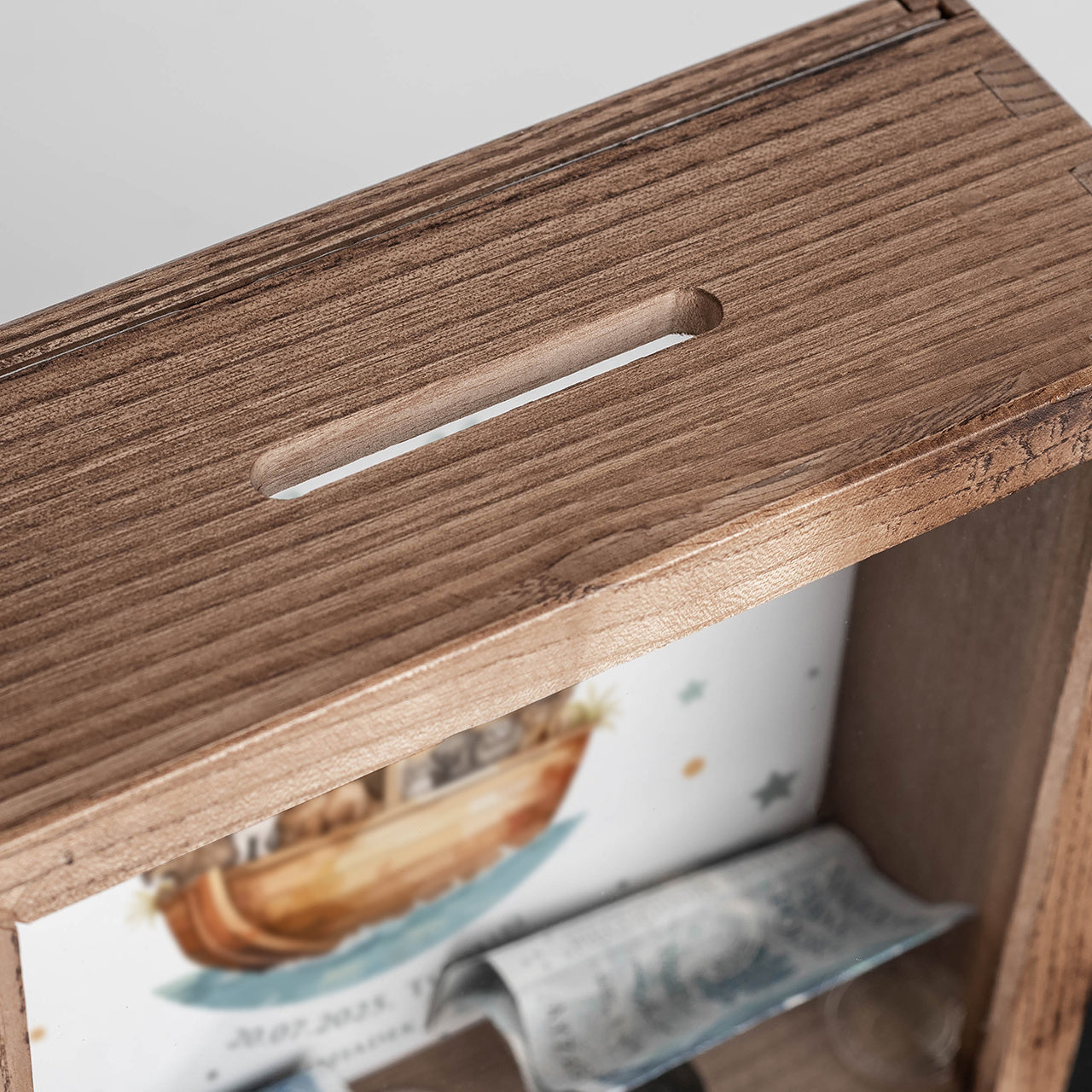 Personalizowana skarbonka - Pamiątka Chrztu Świętego skarbonka na chrzest prezent z okazji Chrztu Świętego