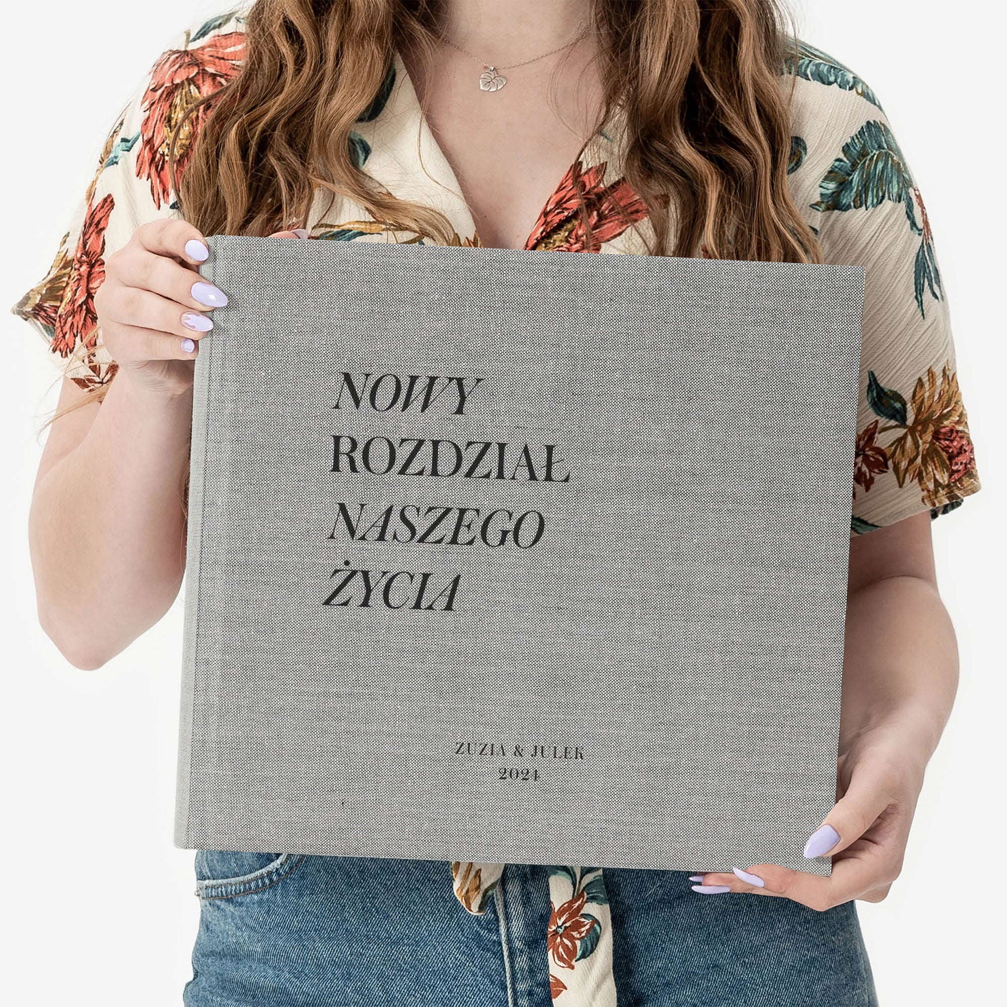 Duży album personalizowany dla Nowożeńców