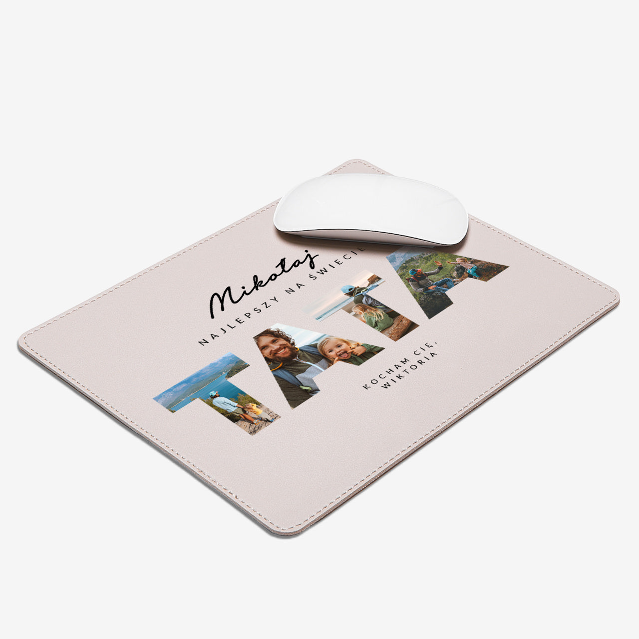 Personalizowana podkładka pod mysz - prezent dla taty na Dzień Ojca praktyczny prezent dla taty na Dzień Ojca