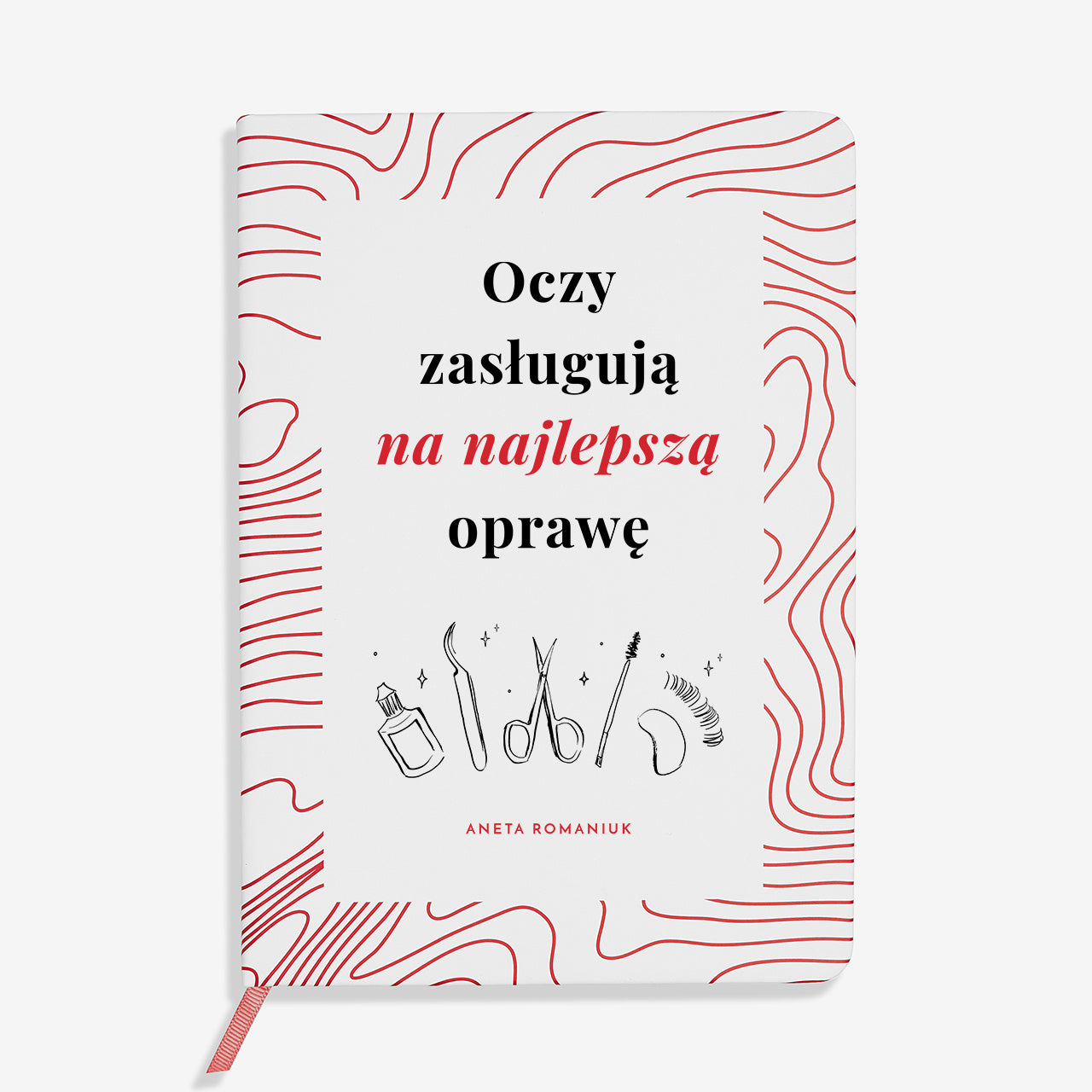 Notatnik na prezent dla stylistki rzęs prezent dla stylistki rzęs elegancki notes