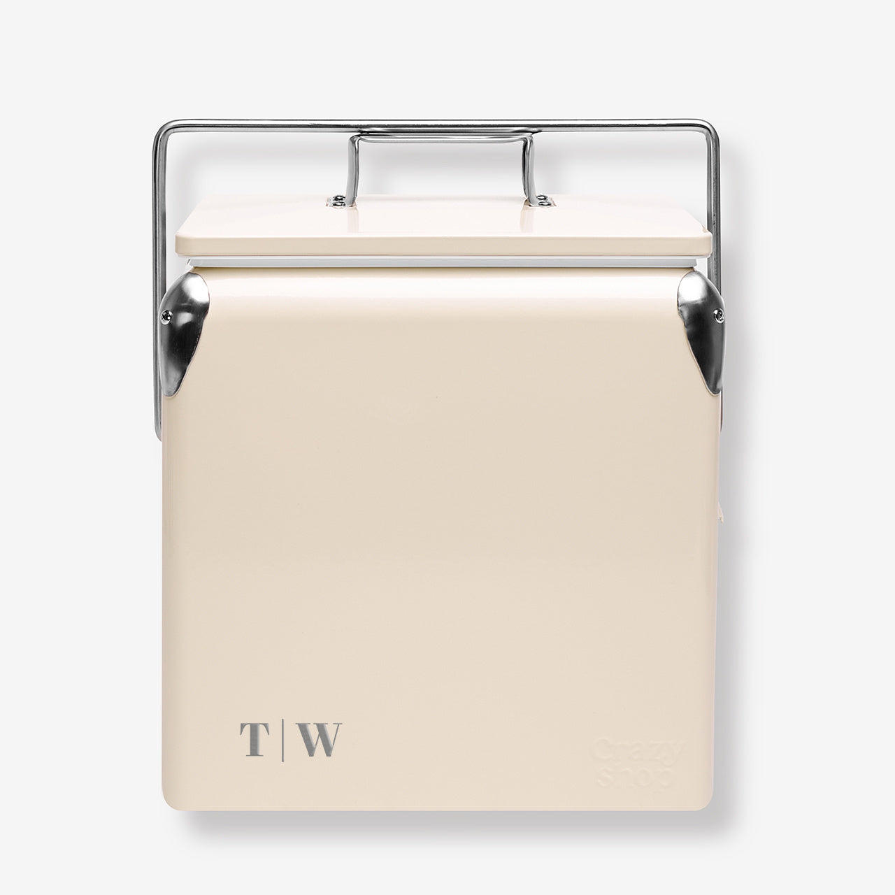 Grawerowana lodówka turystyczna – inicjały przenośna lodówka prezent z grawerem 