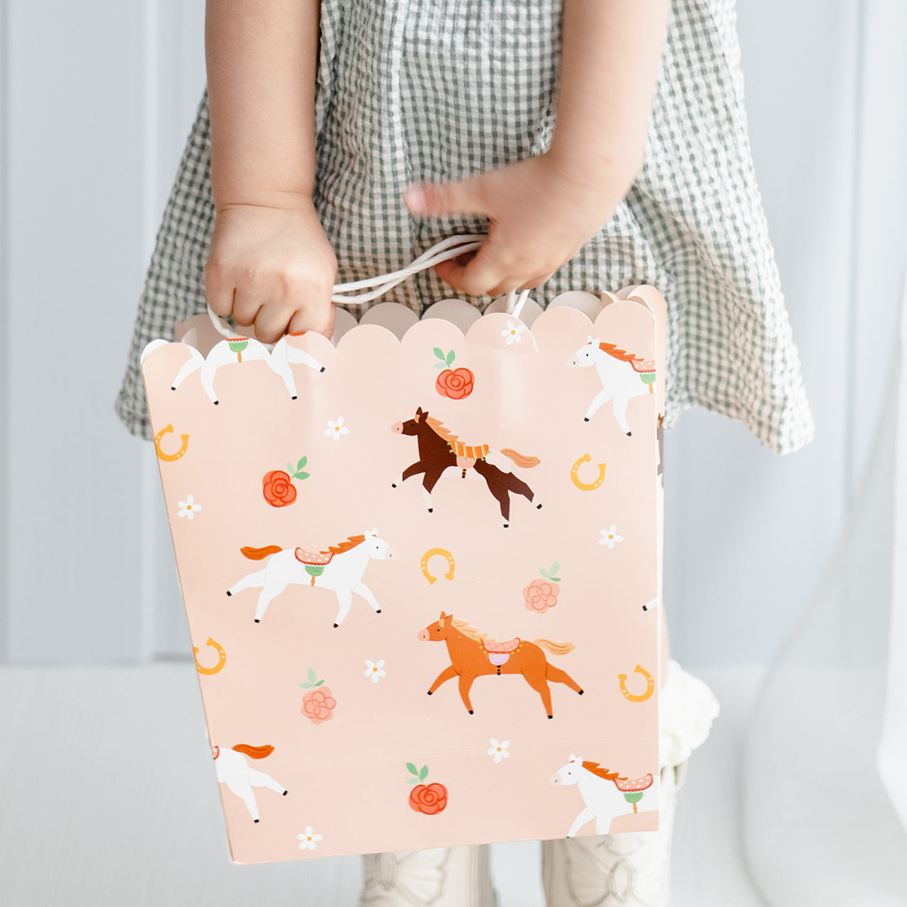 Papierowa torebka w konie