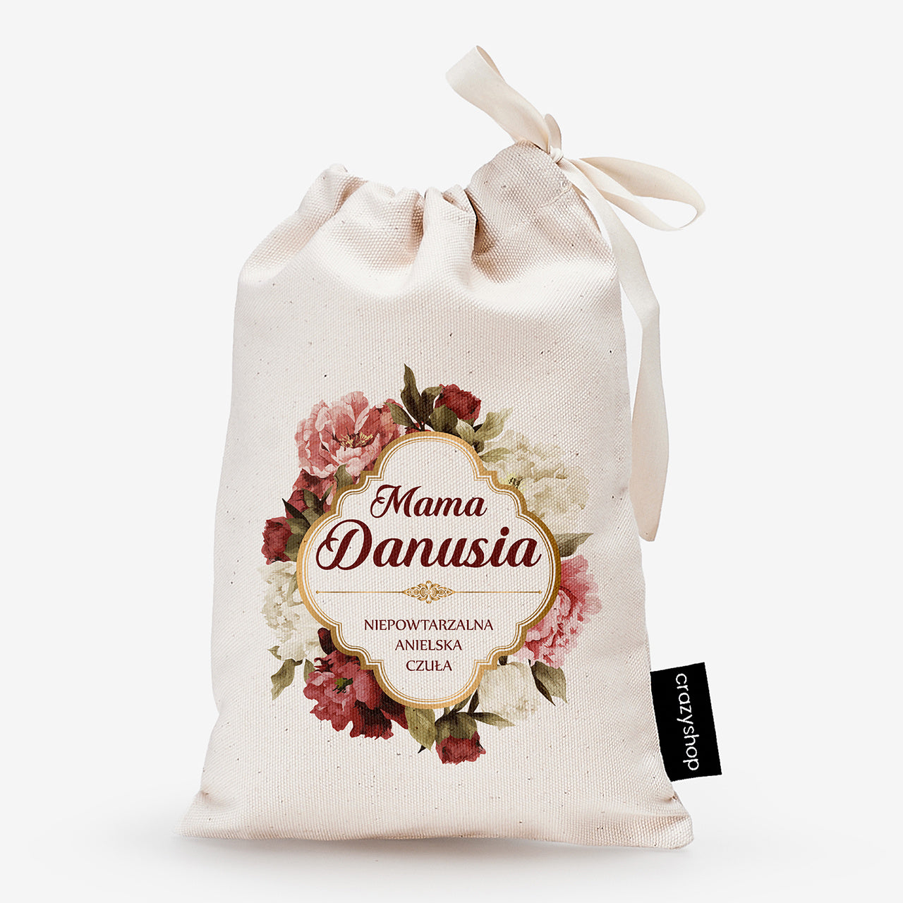 Czekolada i kawa w dedykowanym woreczku - prezent na urodziny dla mamy prezent dla mamy na urodziny