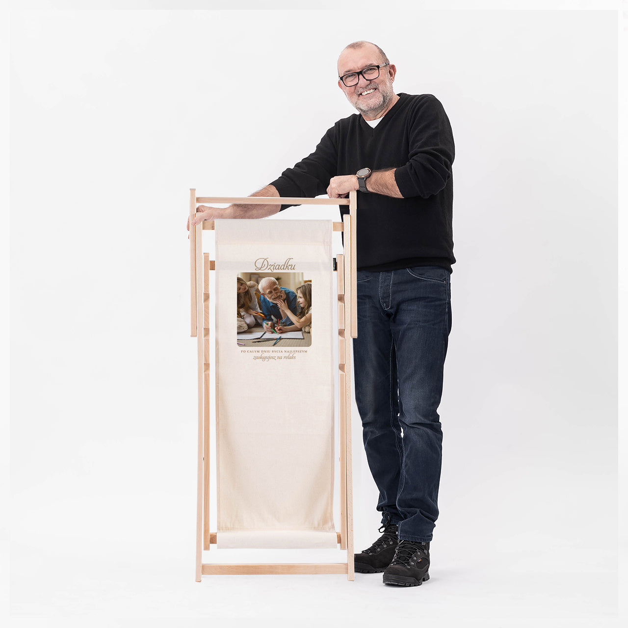 Leżak plażowy - oryginalny prezent dla dziadka