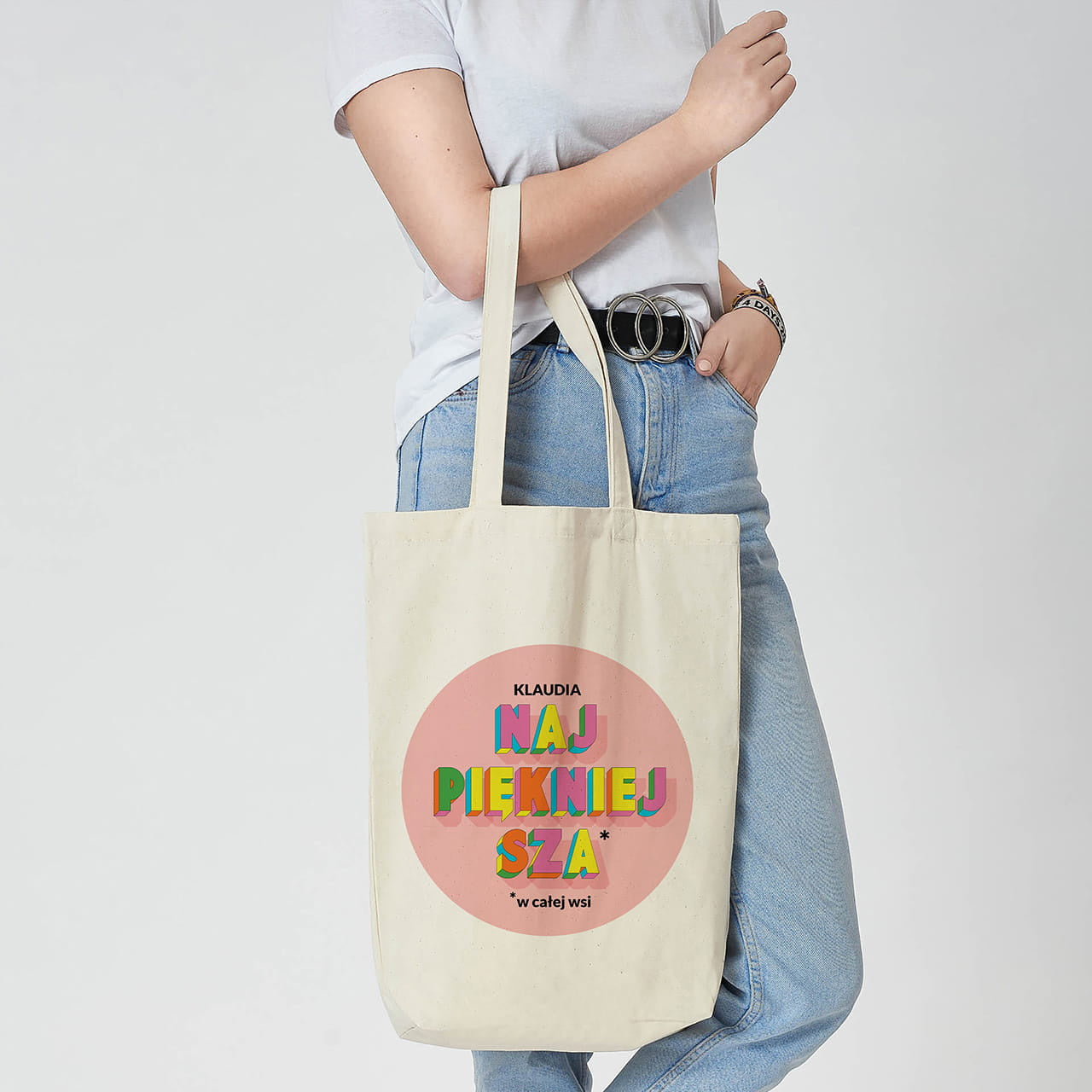 Personalizowana torba na prezent dla dziewczyny prezent dla kobiety prezent na dzień kobiet torba personalizowana