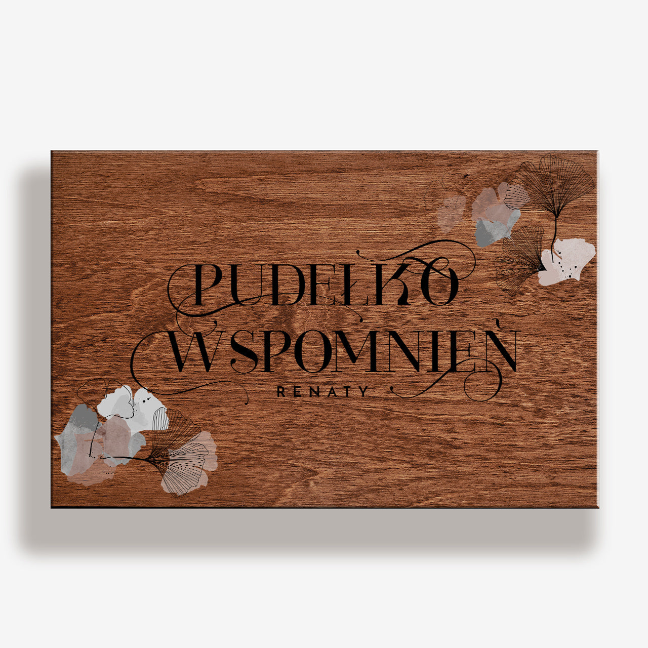 Drewniane pudełko wspomnień - prezent dla kobiety