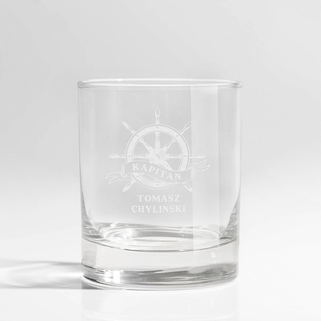 Szklanka do whisky z grawerem - prezent dla kapitana