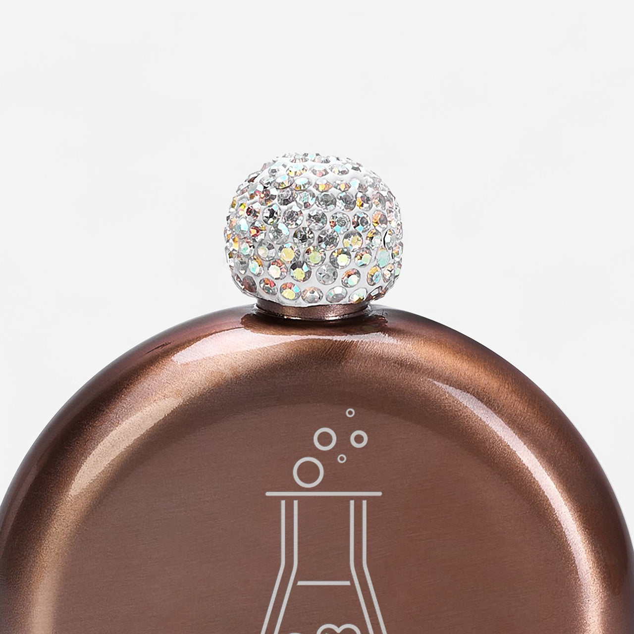 Elegancka piersiówka na prezent dla żony - miłosny eliksir