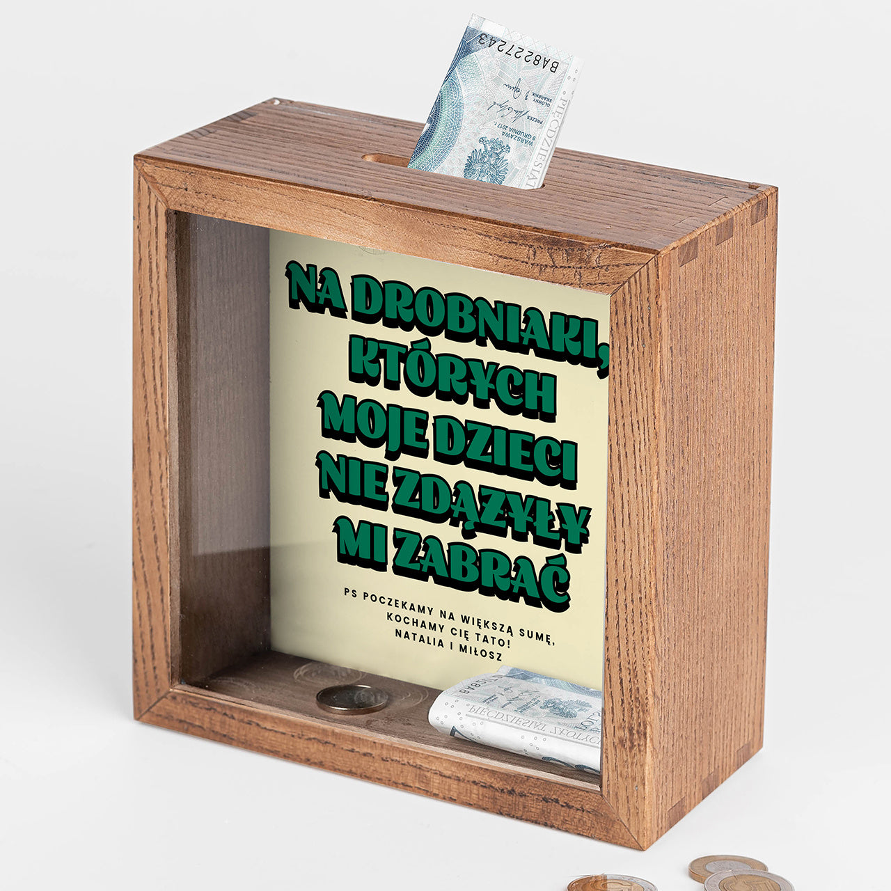 Personalizowana skarbonka dla taty