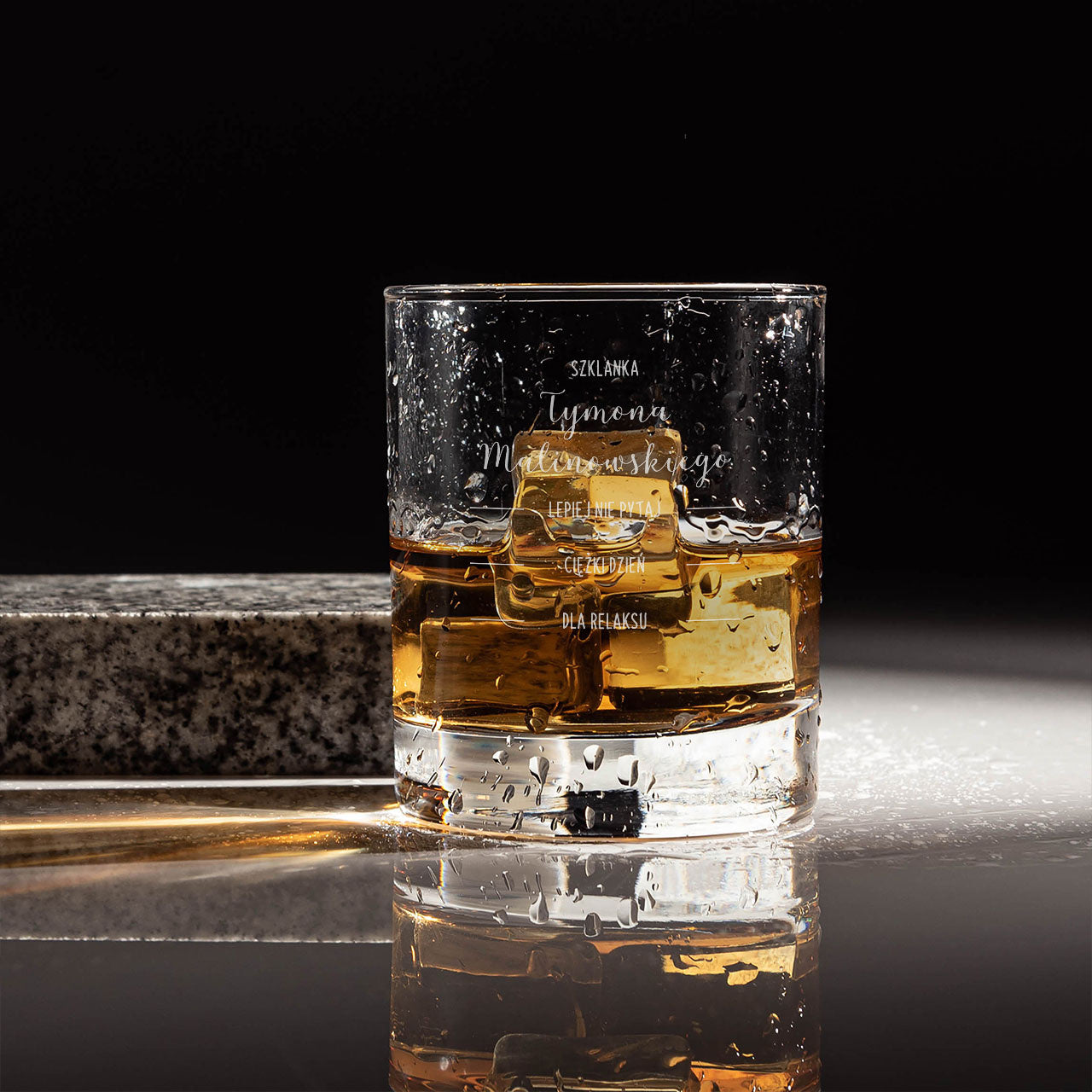 Szklanka do whisky dla niego - prezent dla kumpla elegancki prezent dla mężczyzny