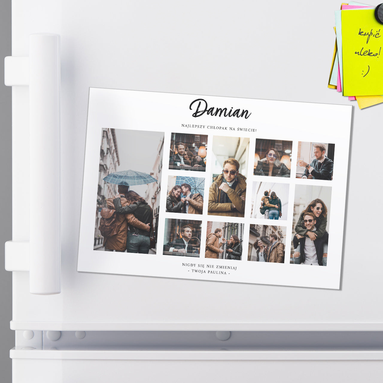 Magnes na prezent dla Chłopaka - kolaż zdjęć magnes na Dzień Chłopaka prezent dla chłopaka