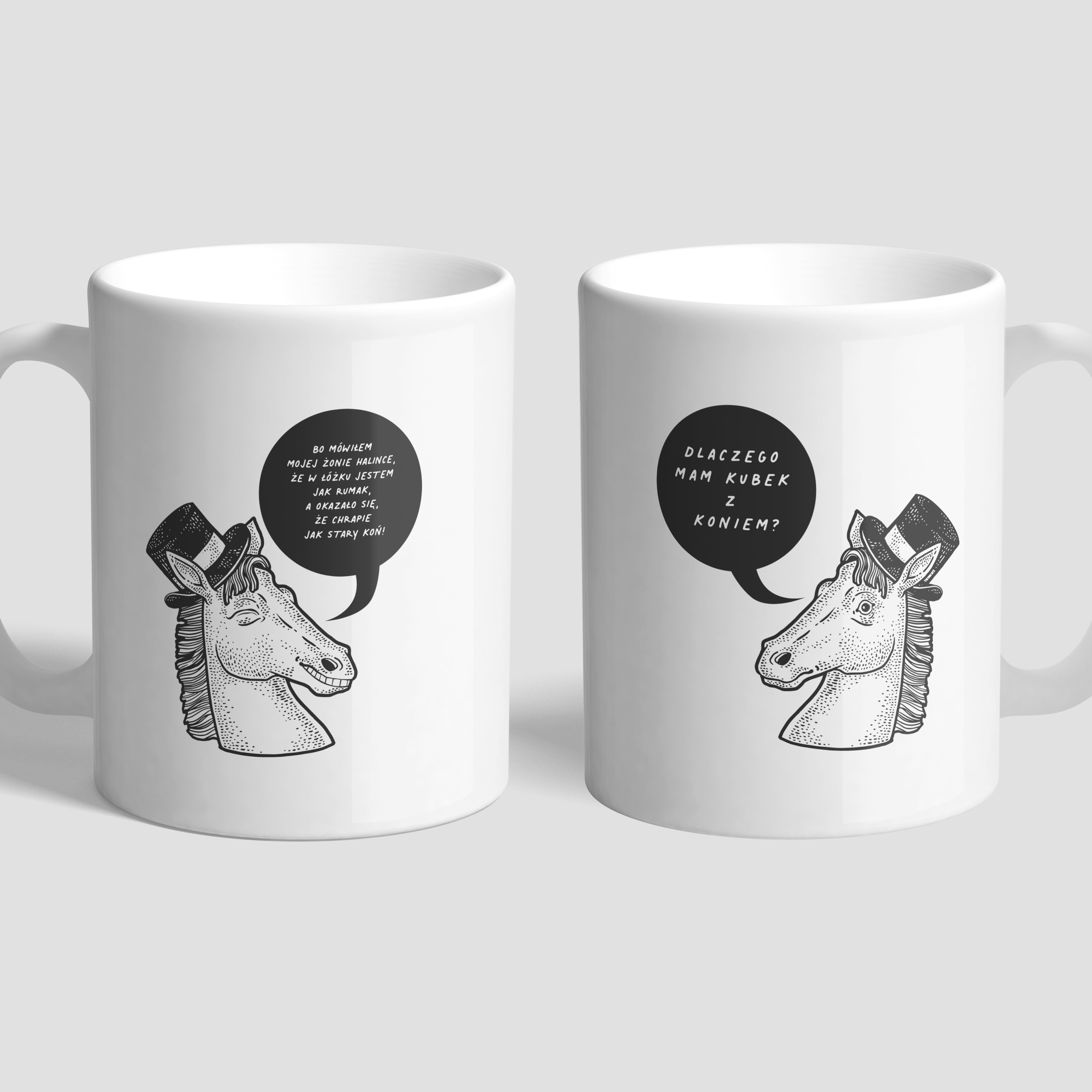 Zabawny kubek dla męża - Rumak prezent dla męża kubek z nadrukiem personalizowany kubek kubek personalizowany