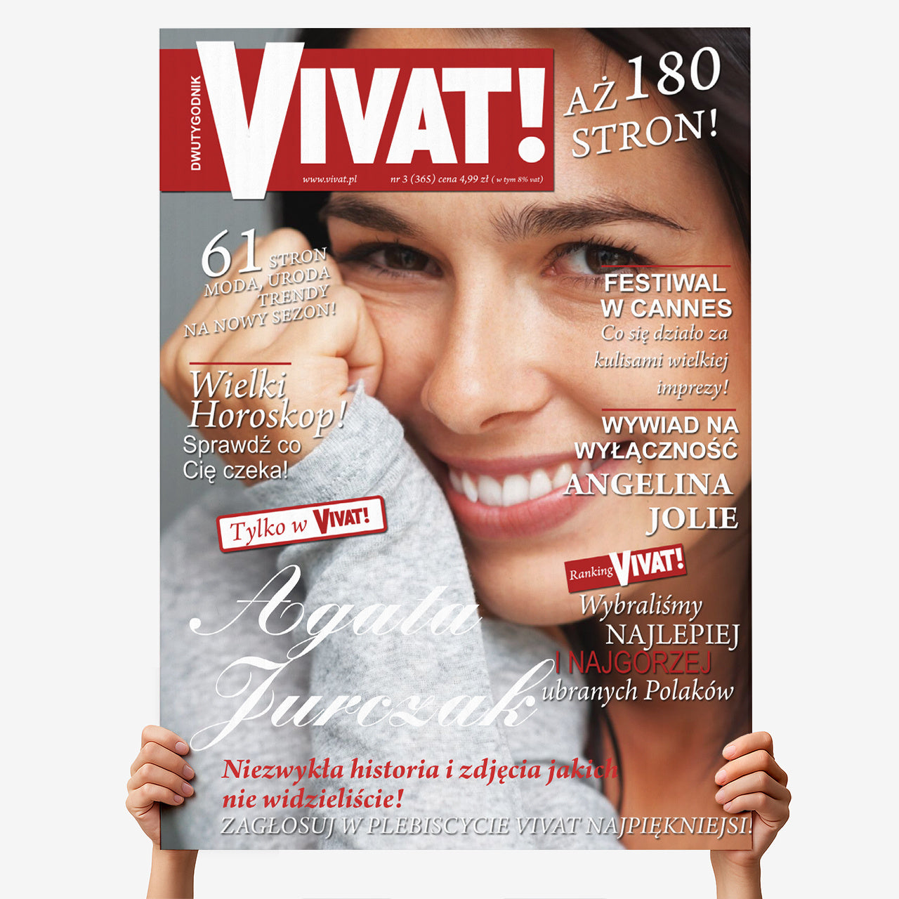 Duża kartka ze zdjęciem dla kobiety - vivat xxl