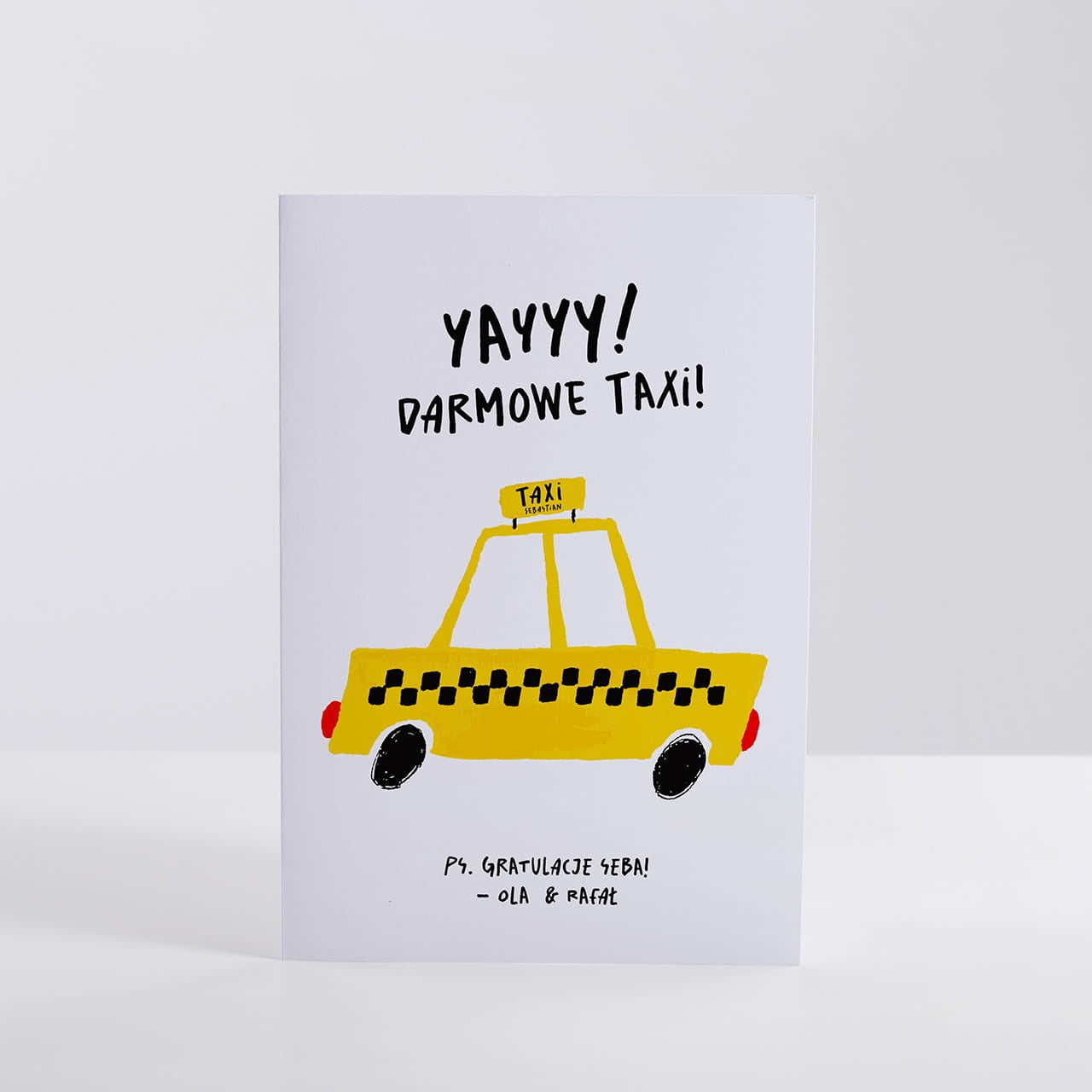 Kartka z gratulacjami - upominek z okazji zdania prawa jazdy gratulacje z okazji zdania prawa jazdy