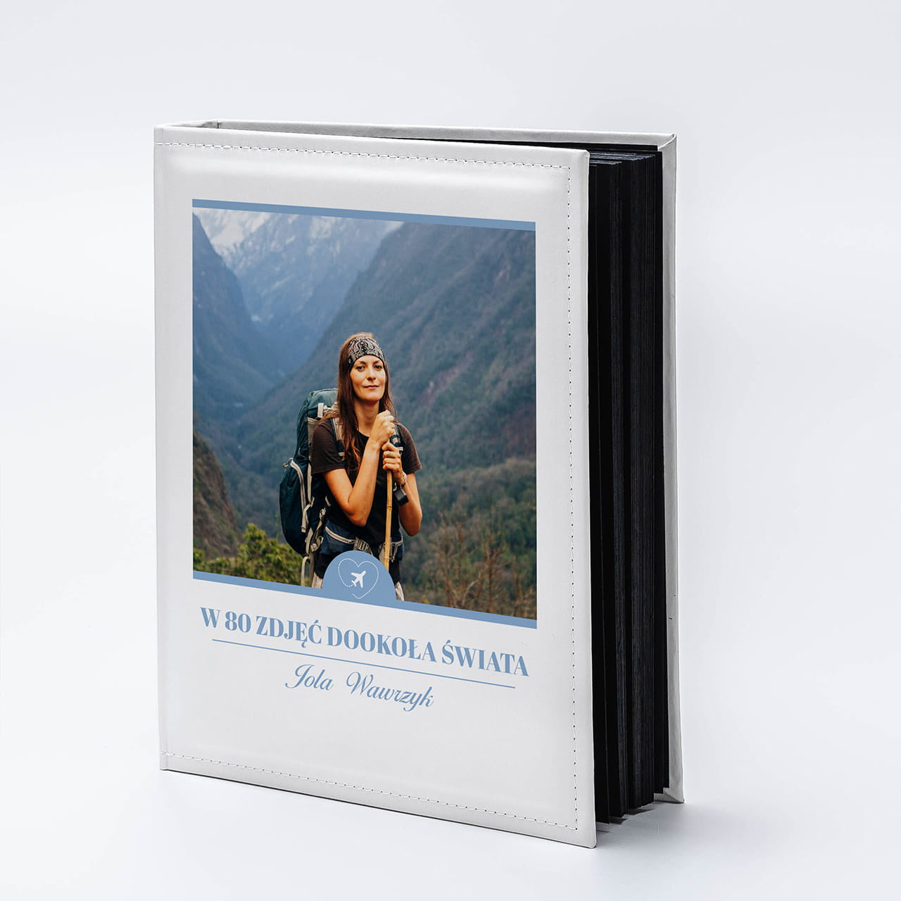 Personalizowany album dla podróżnika album na zdjęcia prezent dla podróżnika album personalizowany