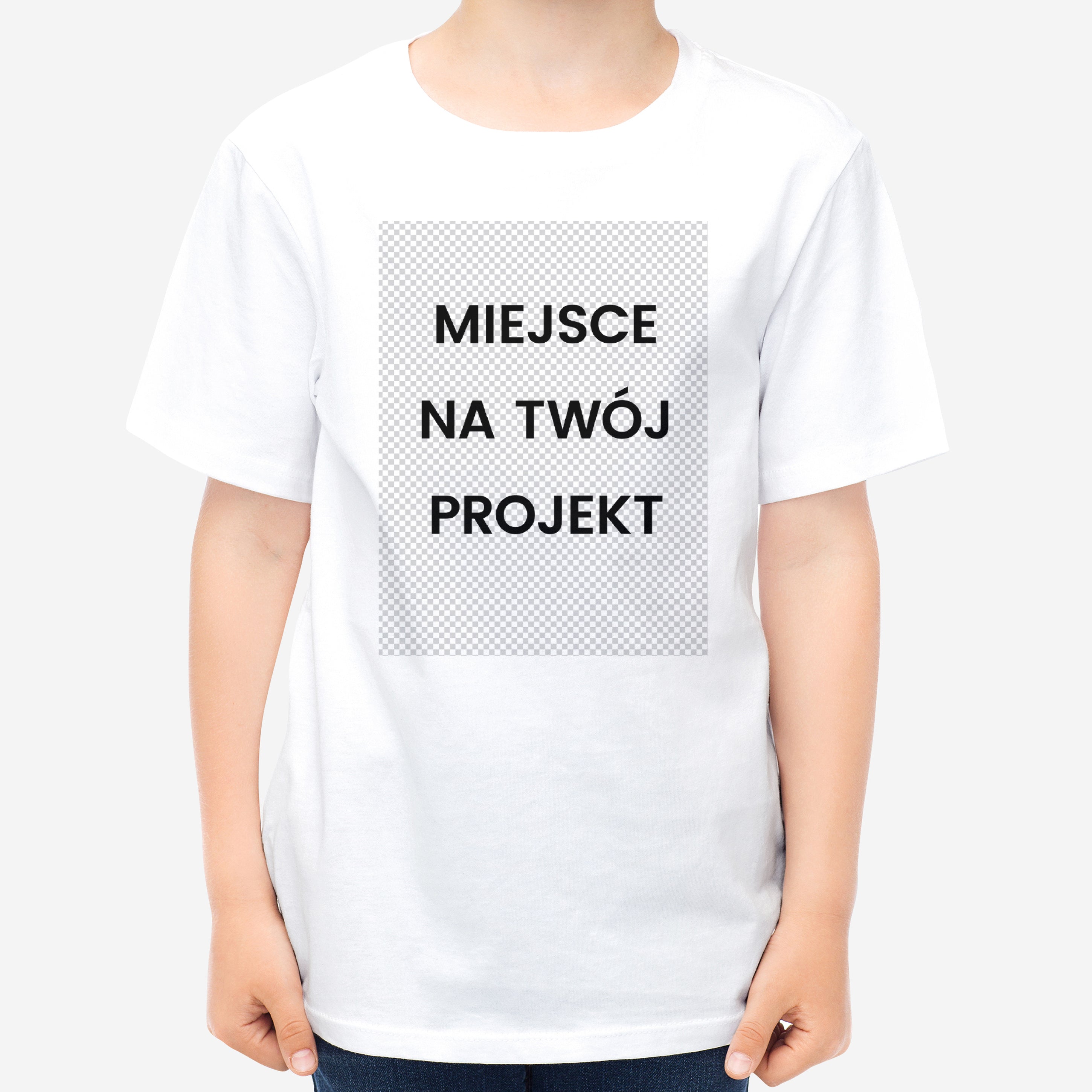 Koszulka biała dziecięca - własny projekt