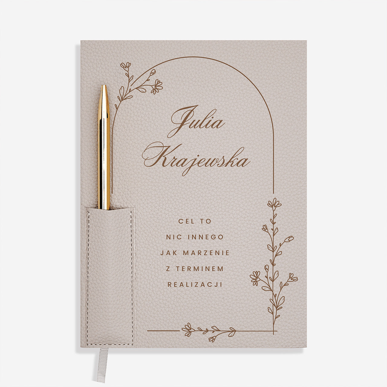  Elegancki planner z długopisem - prezent dla niej