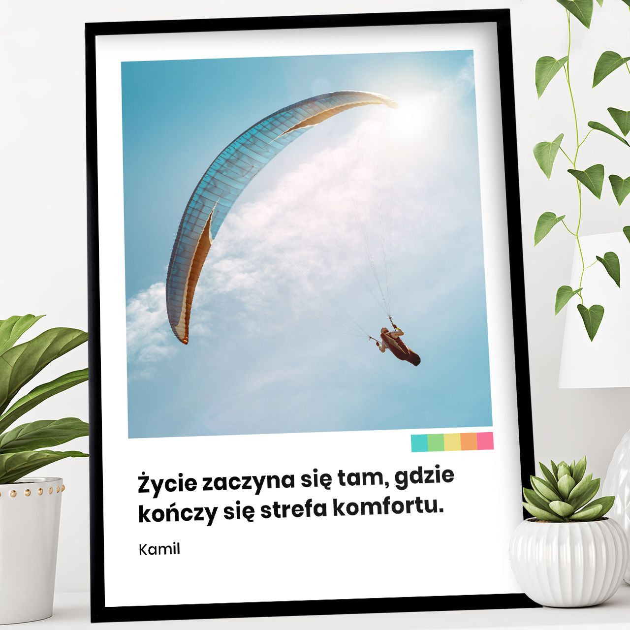 Plakat dla paralotniarza