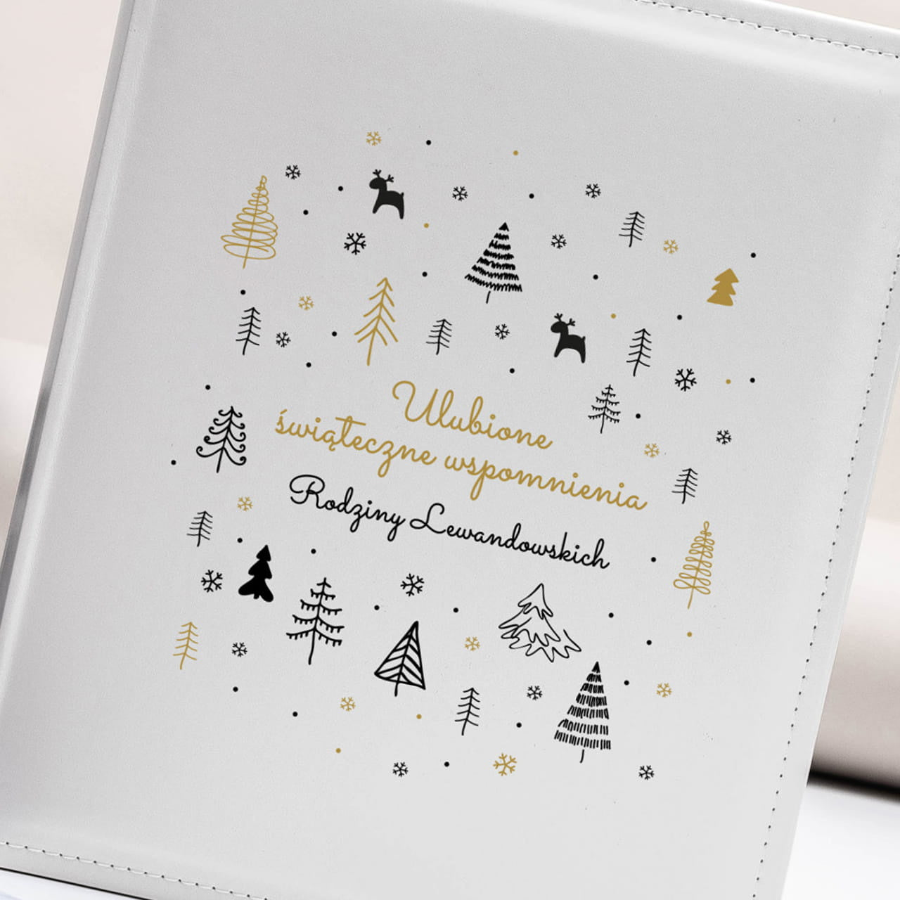 Personalizowany album świąteczny - prezent dla rodziców na święta