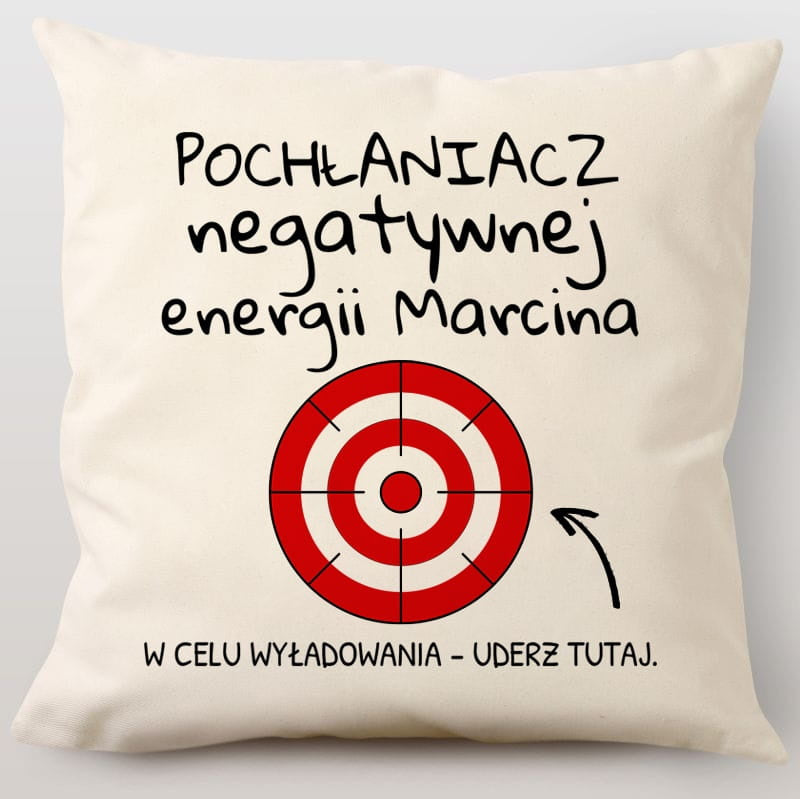 Personalizowana poduszka na prezent dla nerwusa poduszka z nadrukiem prezent na urodziny