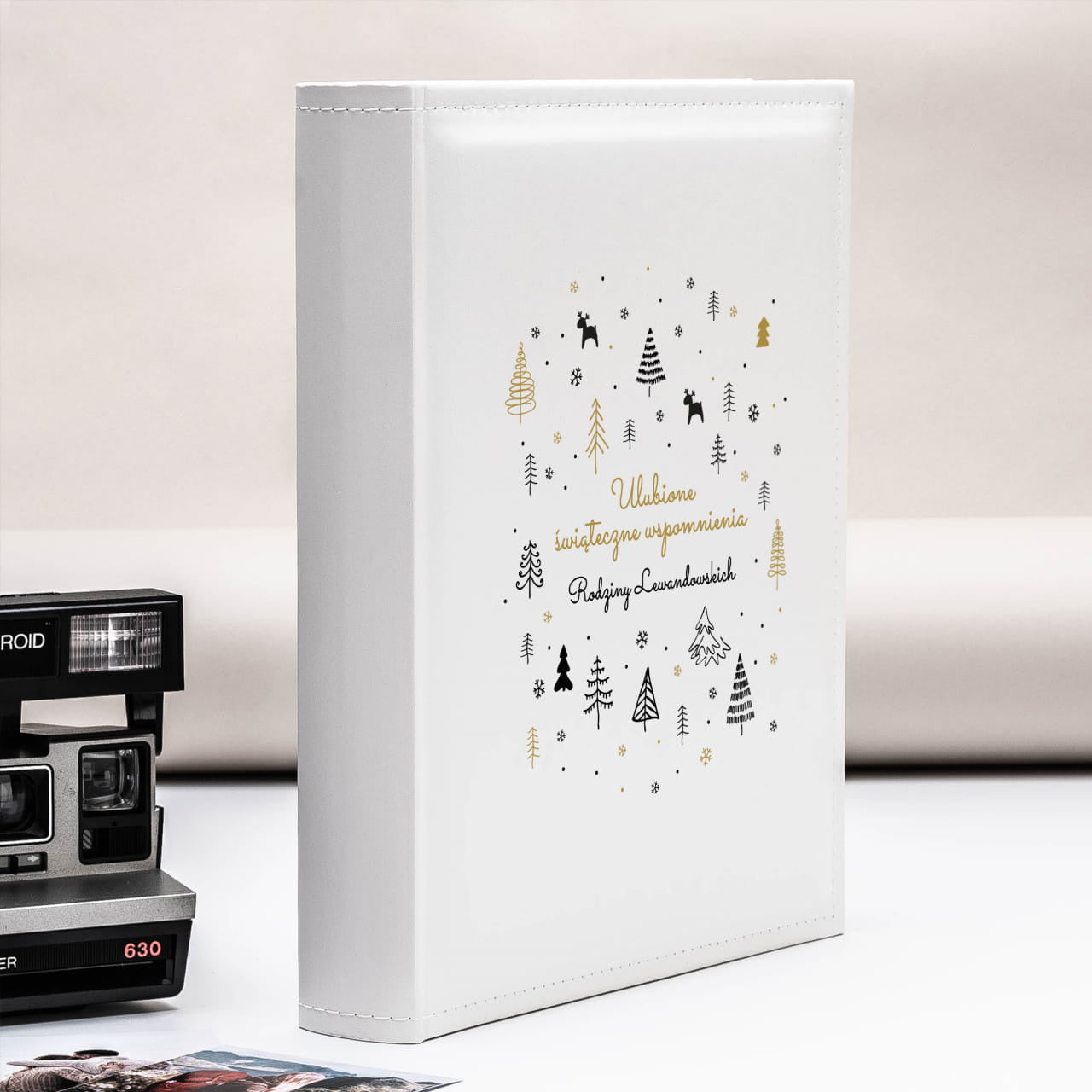 Personalizowany album świąteczny - prezent dla rodziców na święta