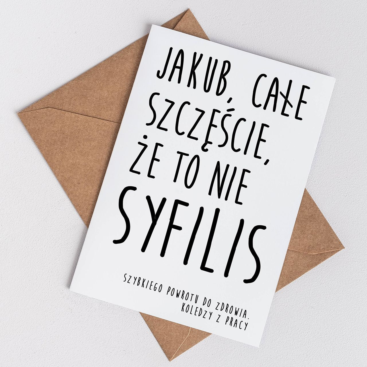 Personalizowana kartka a4 - prezent dla pracowników