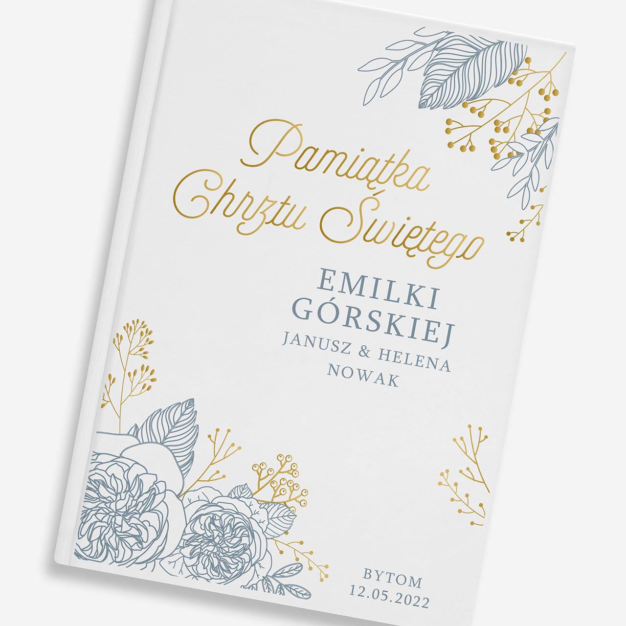 Personalizowana biblia dziecięca - prezent dla chrześniaka na Chrzest biblia na Chrzest pamiątka Chrztu