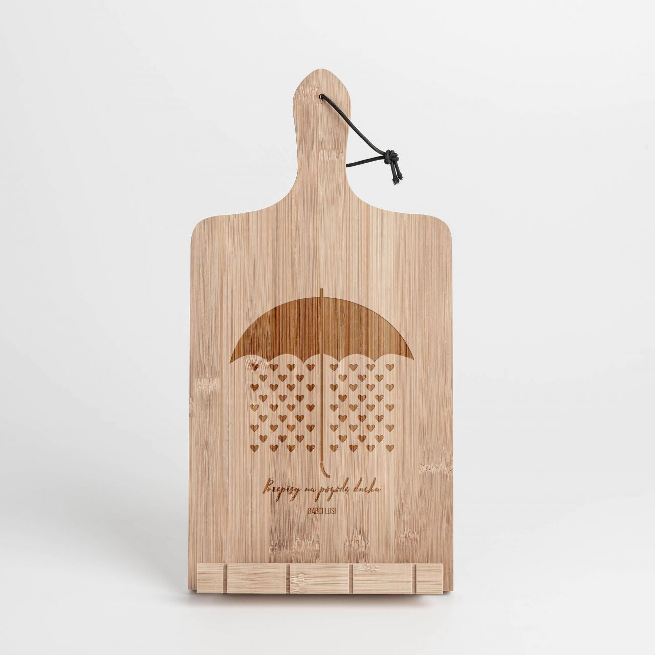 Podpórka pod książkę kucharską - prezent do kuchni dla babci