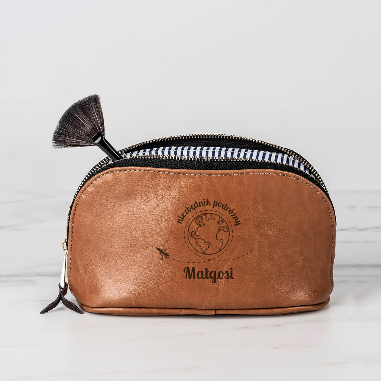 Kosmetyczka dla podróżniczki - Niezbędnik Podróżny kosmetyczka damska prezent dla podróżniczki