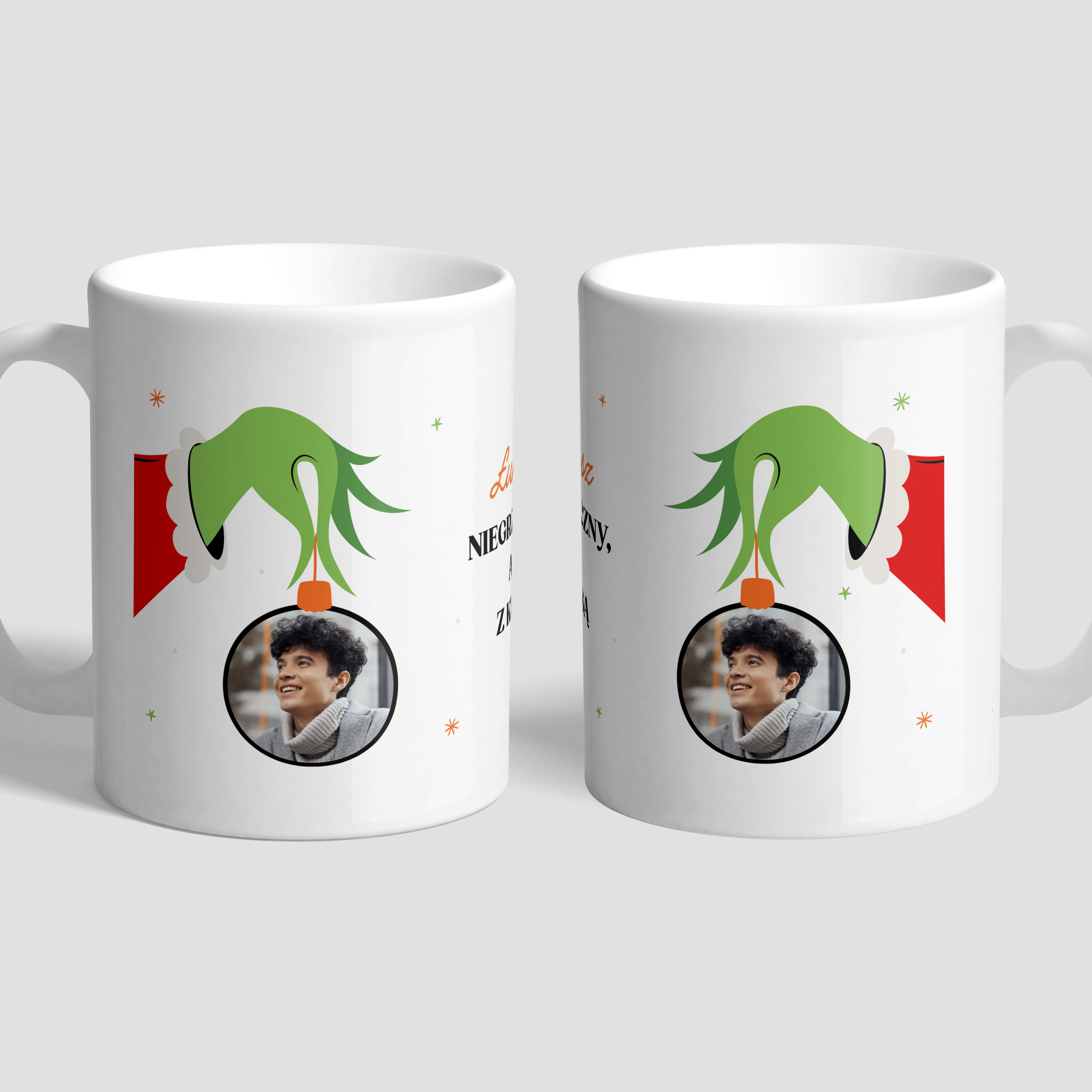 Kubek świąteczny ze zdjęciem dla chłopaka pod choinkę – niegrzeczny prezent pod choinkę dla chłopaka