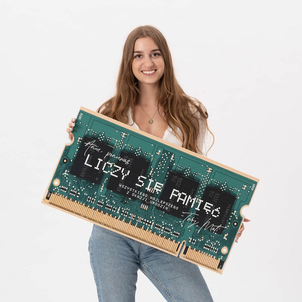 Śmieszna kartka urodzinowa - liczy się pamięć kartka personalizowana upominek dla niego