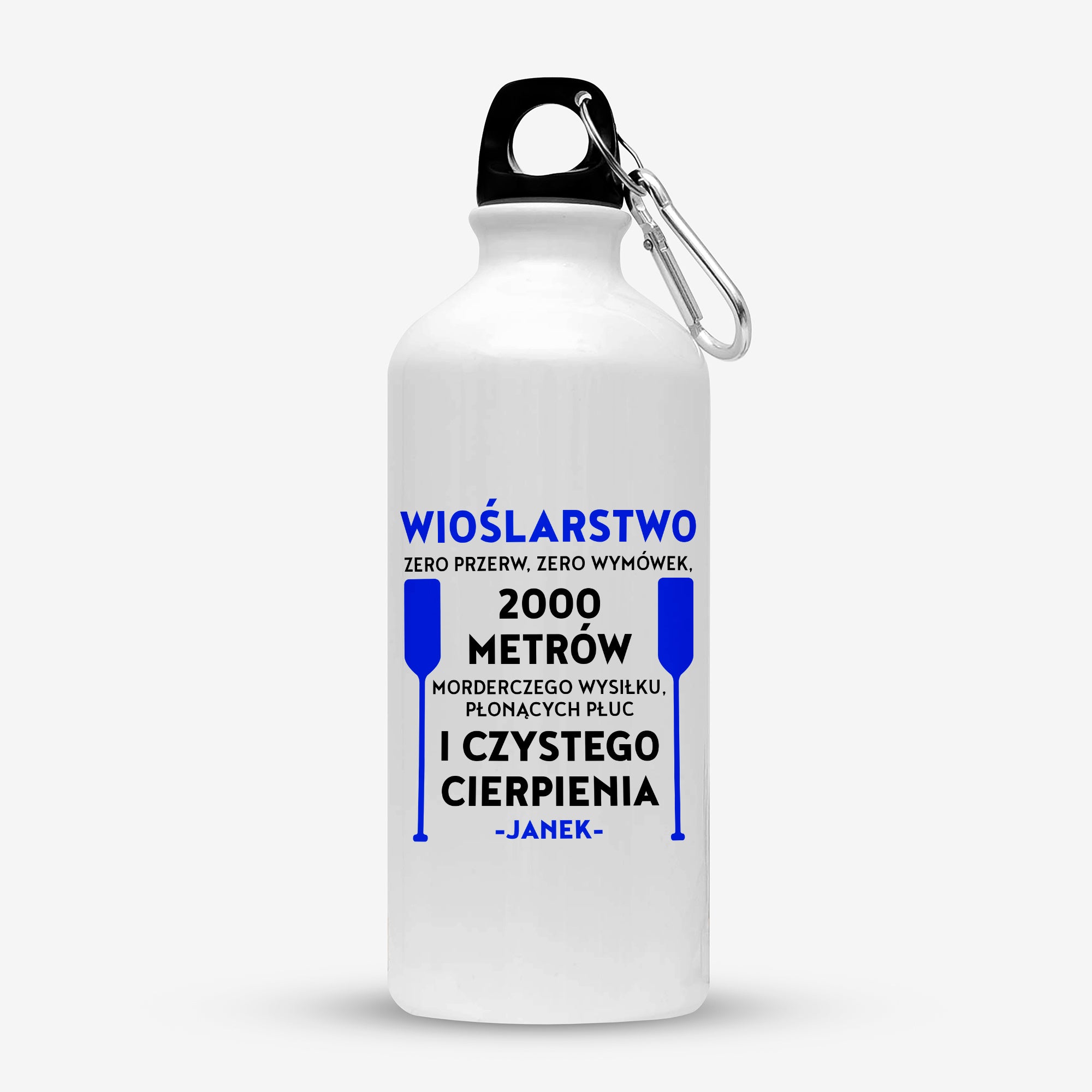 Personalizowany bidon dla wioślarza - smocze łodzie prezent dla wioślarza bidon sportowy