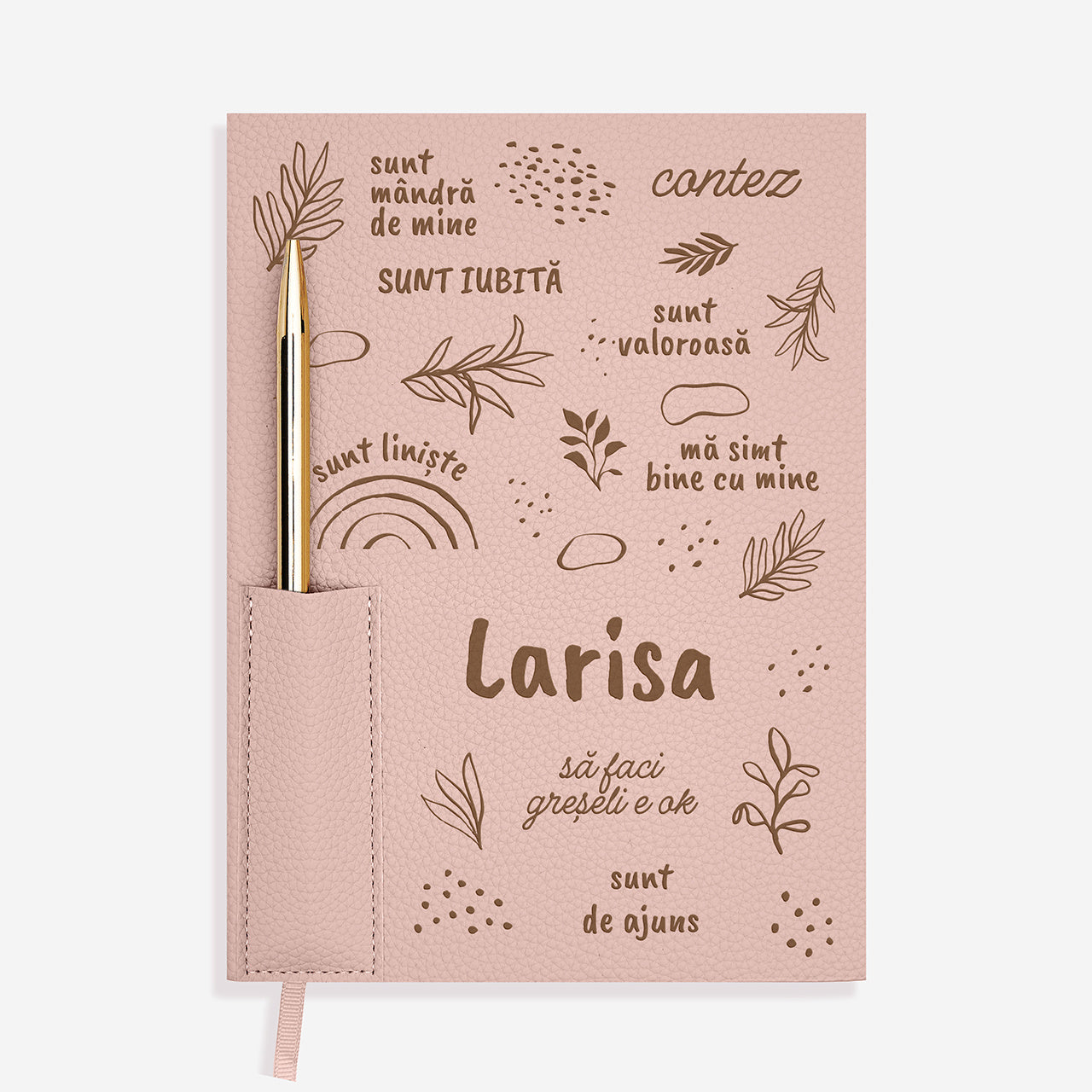 Różowy planner dla kobiety - Self Love